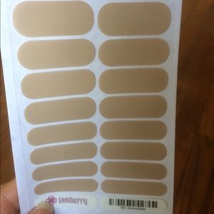 Full sheet almond (matte) jamberry wrap